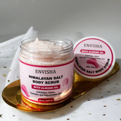 ENVISHA Beauty Health Rose Body Massage Bath Salt Scrub Exfoliating